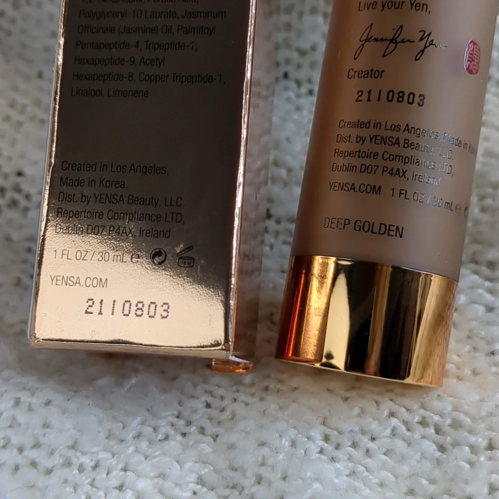 Yensa Super Serum Silk Foundation in Deep Golden, 30ml/1.0fl oz